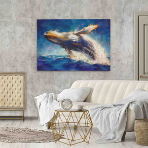 Breaching Whale - Luxury Wall Art