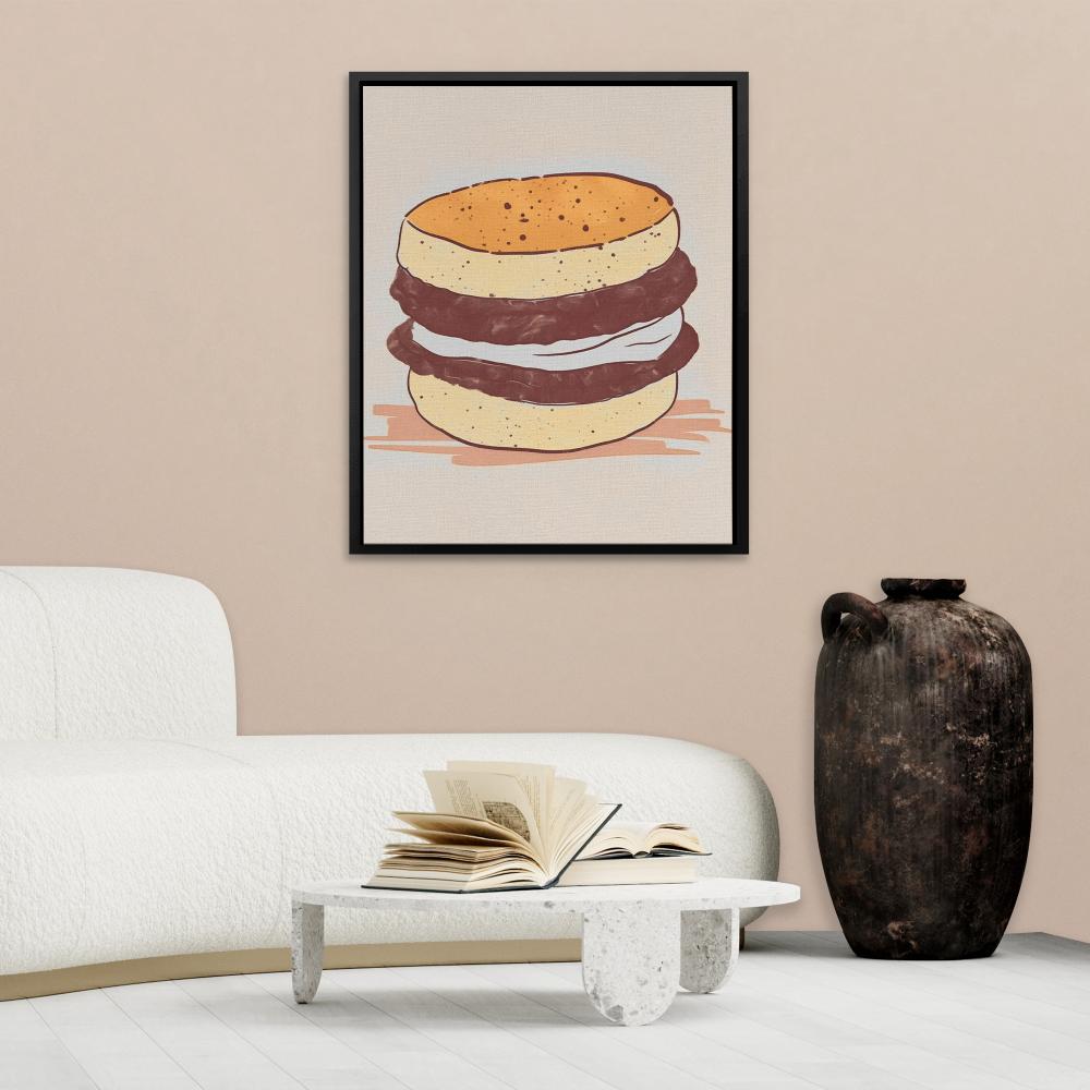 Breakfast Sandwich - Luxury Wall Art