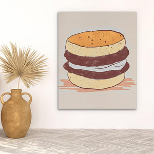 Breakfast Sandwich - Luxury Wall Art