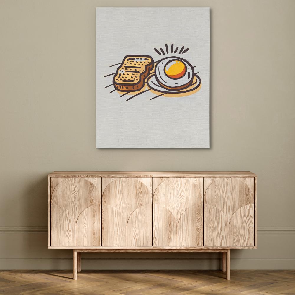 Breakfast Toast - Luxury Wall Art