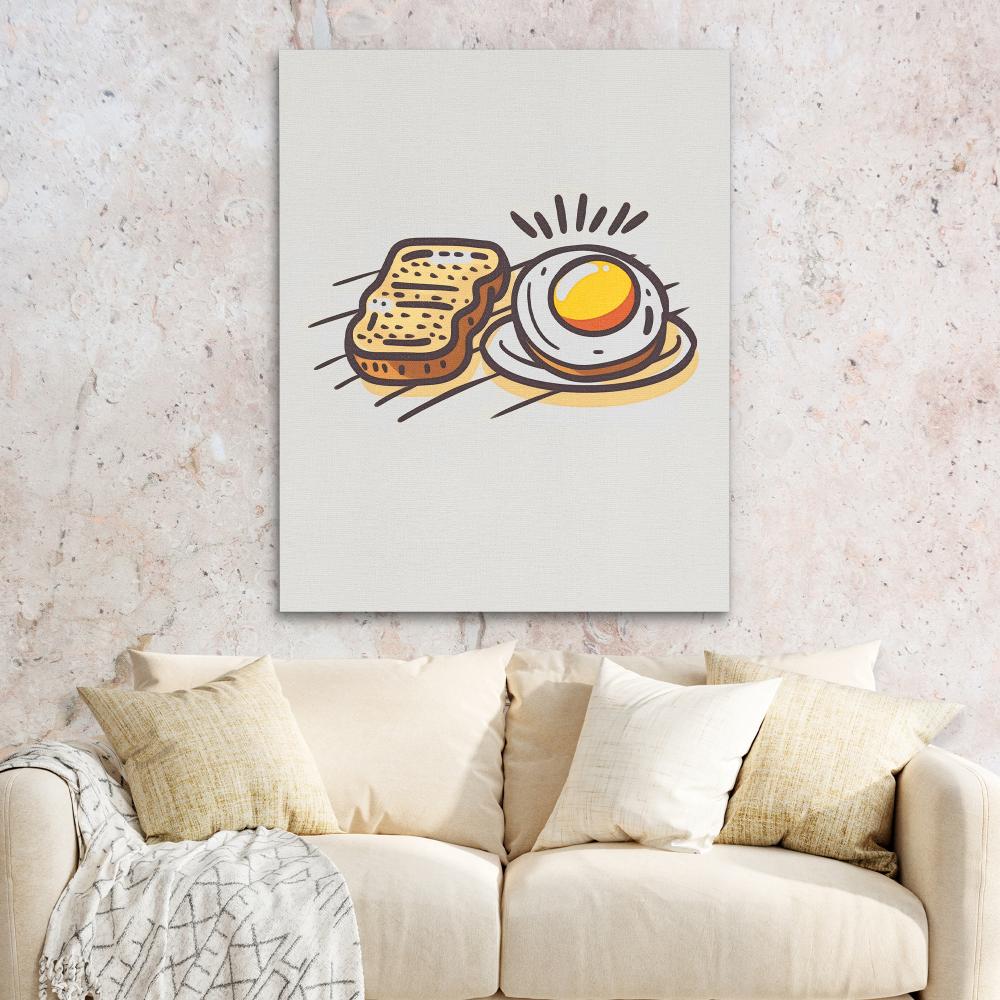 Breakfast Toast - Luxury Wall Art