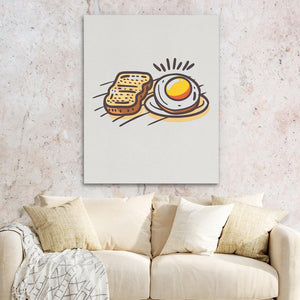 Breakfast Toast - Luxury Wall Art