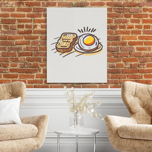 Breakfast Toast - Luxury Wall Art