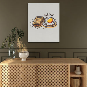 Breakfast Toast - Luxury Wall Art