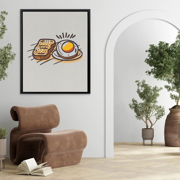 Breakfast Toast in a room