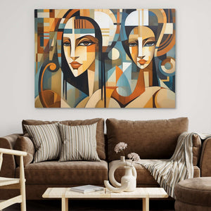 Bright Eyed Goddesses - Luxury Wall Art