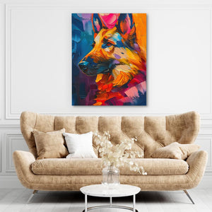 Brilliant German Shepherd - Luxury Wall Art