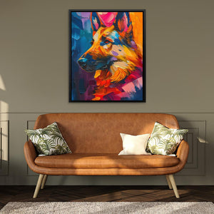 Brilliant German Shepherd - Luxury Wall Art