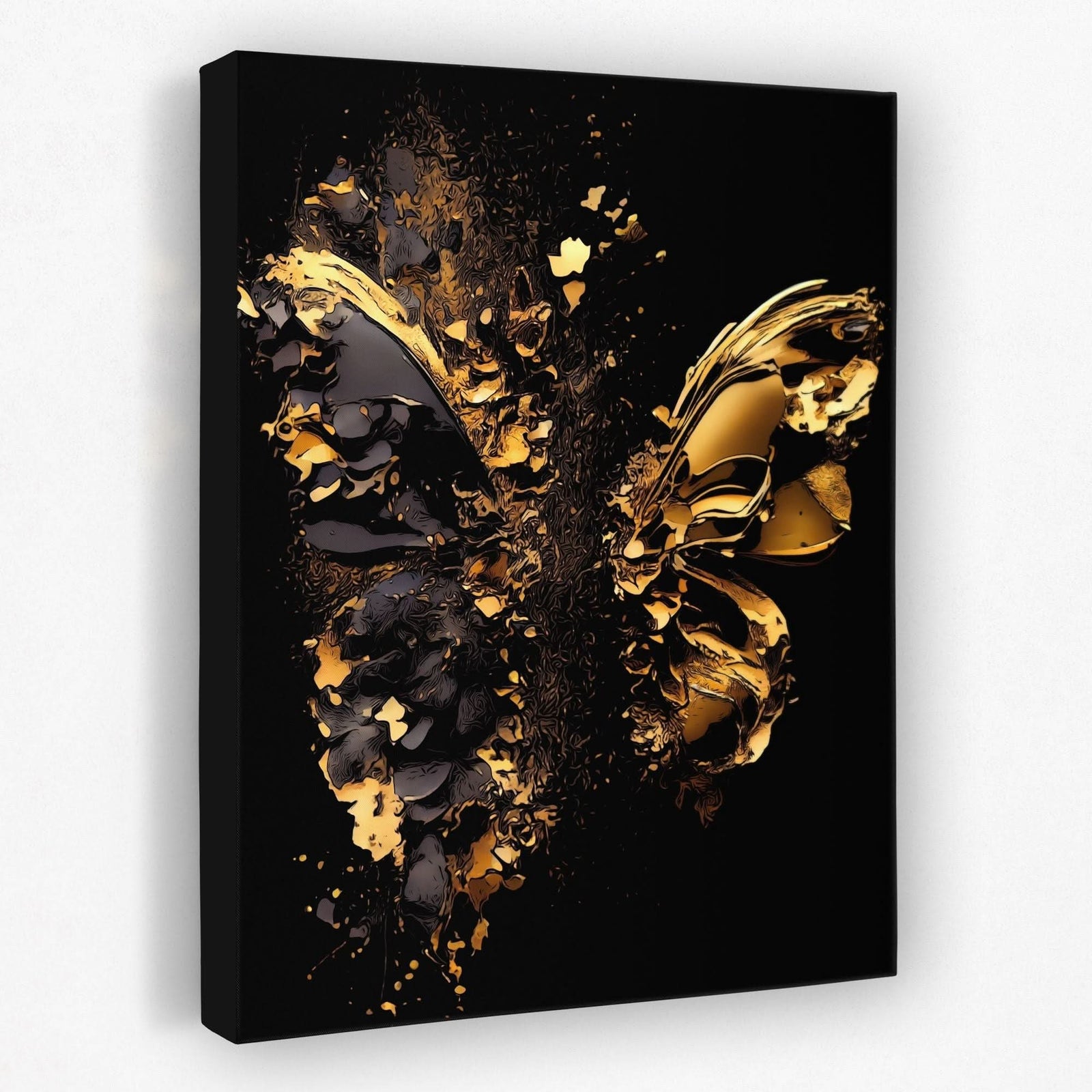 Broken Butterfly - Animals Canvas Wall Art