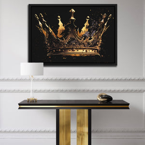 Broken Gothic Crown - Luxury Wall Art