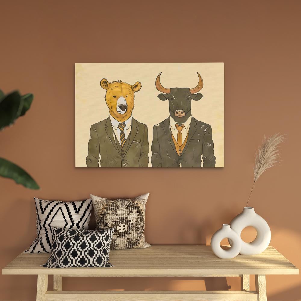 Brokers in Arms - Luxury Wall Art