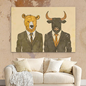 Brokers in Arms - Luxury Wall Art