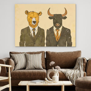 Brokers in Arms - Luxury Wall Art