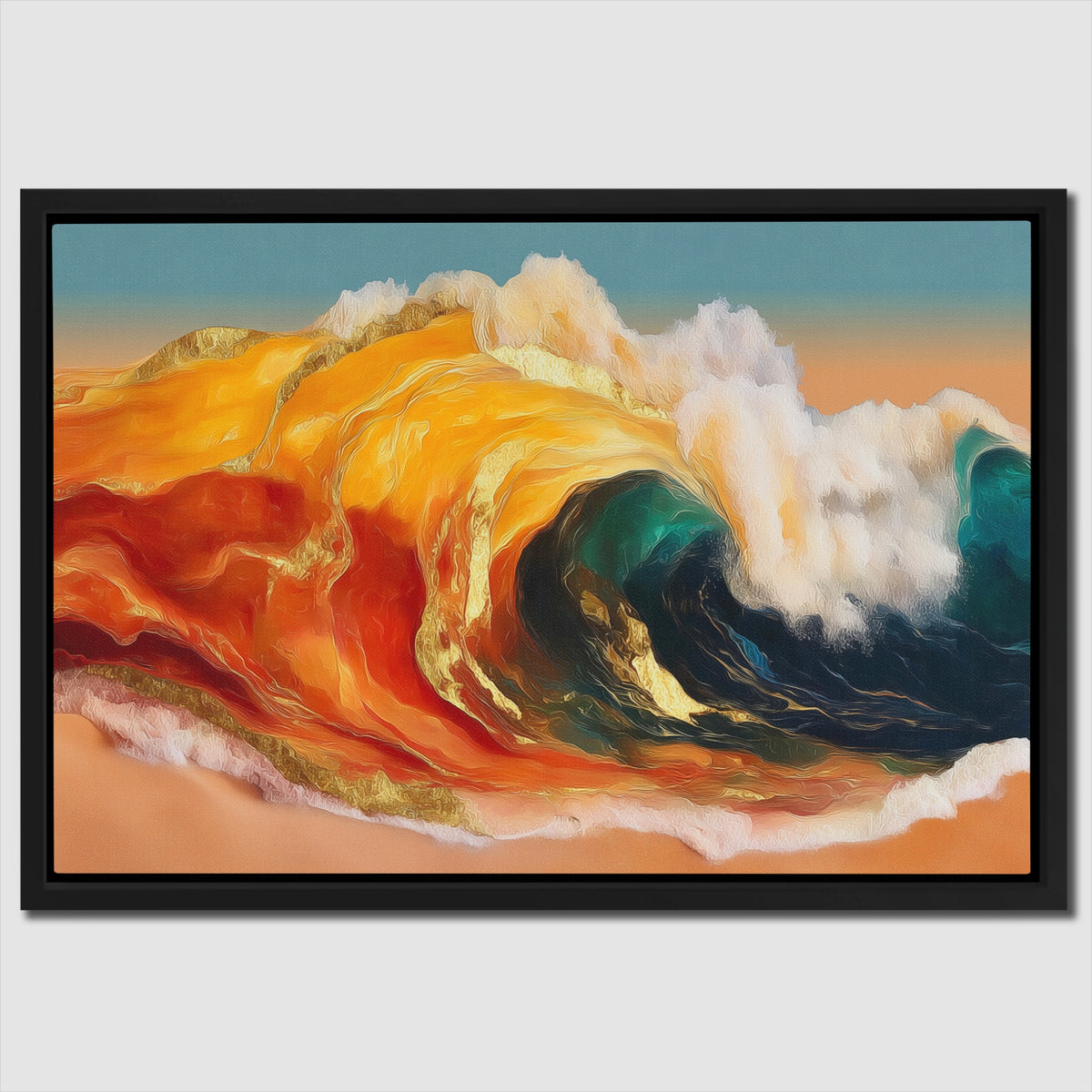 Bronze Ocean Surge — Bronze Ocean Surge Close Up Landscape 73