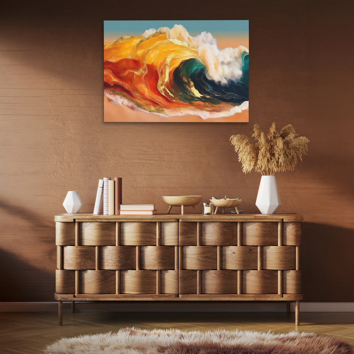 Bronze Ocean Surge — Bronze Ocean Surge Brown Room Clean 55