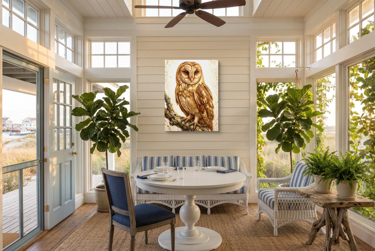 Bronze Owl - Luxury Wall Art