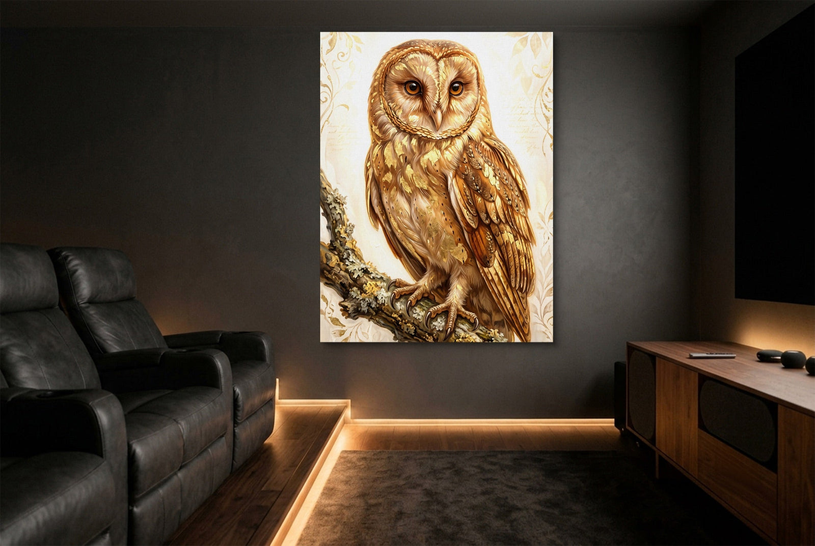 Bronze Owl - Luxury Wall Art