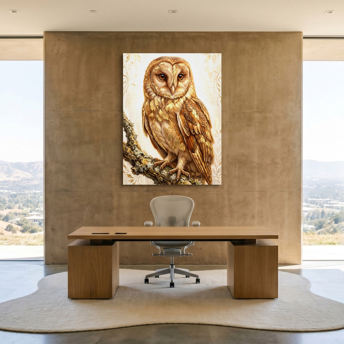 Bronze Owl - Luxury Wall Art