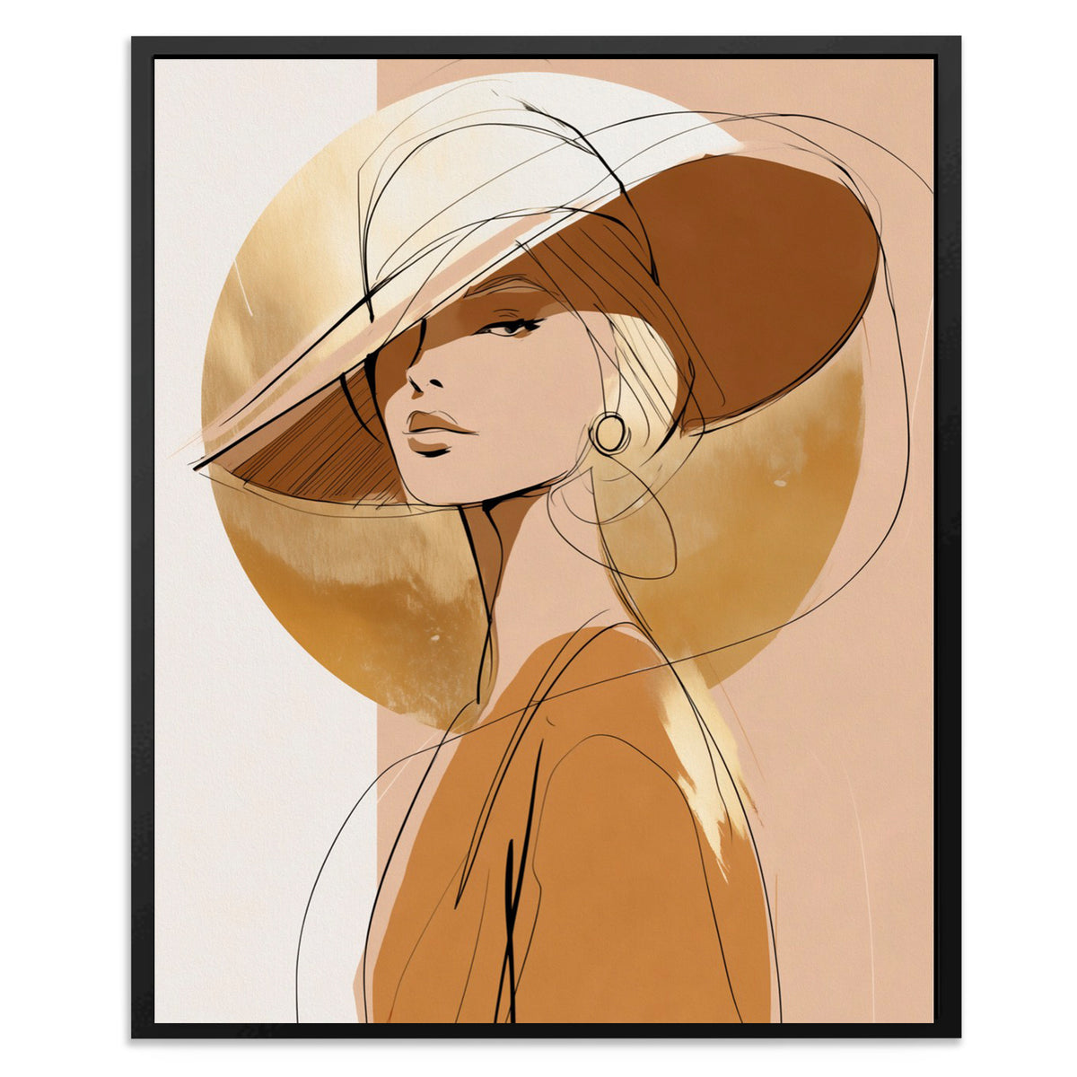 Bronze Silhouette - Luxury Wall Art