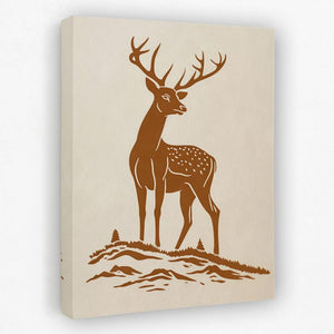 Brown Deer - Luxury Wall Art