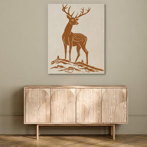 Brown Deer - Luxury Wall Art