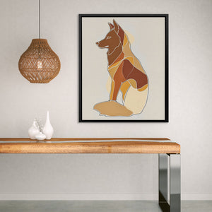 Brown Doggy Doodle - Luxury Wall Art