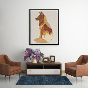 Brown Doggy Doodle - Luxury Wall Art