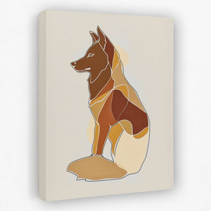 Brown Doggy Doodle - Luxury Wall Art