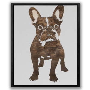 Brown Frenchie Portrait - Luxury Wall Art