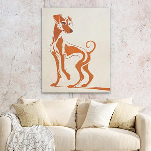 Brown Hound - Luxury Wall Art