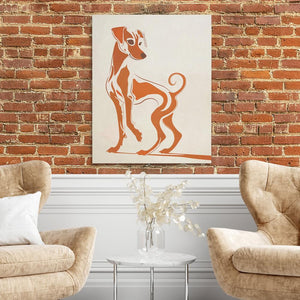 Brown Hound - Luxury Wall Art