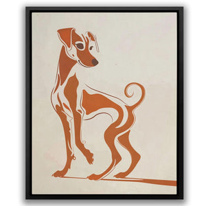 Brown Hound - Luxury Wall Art