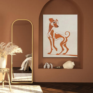 Brown Hound - Luxury Wall Art