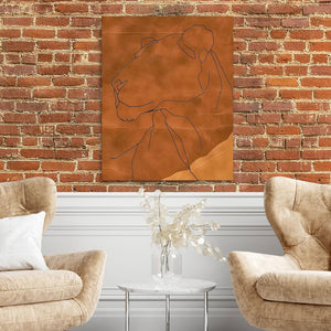 Brown Lioness - Luxury Wall Art