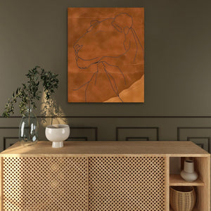 Brown Lioness - Luxury Wall Art