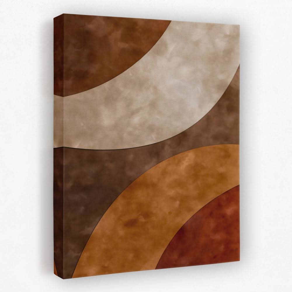 Brown Minimalist Abstract 5-Piece Set - Luxury Wall Art