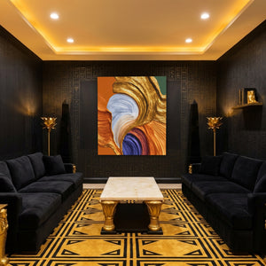 Brushstroke Pale Flow — Brushstroke Pale Flow Egyptian Room Port 134