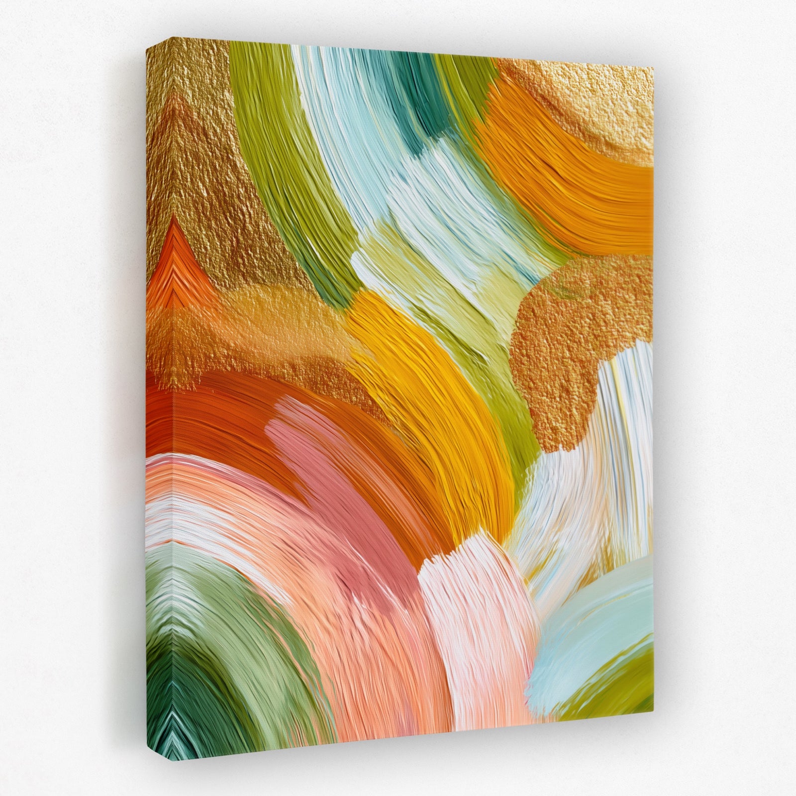Brushstroke Soft Sage canvas wall art