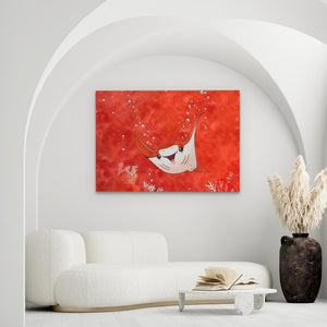 Bubbly Stingray - Luxury Wall Art