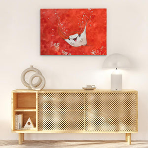 Bubbly Stingray - Luxury Wall Art