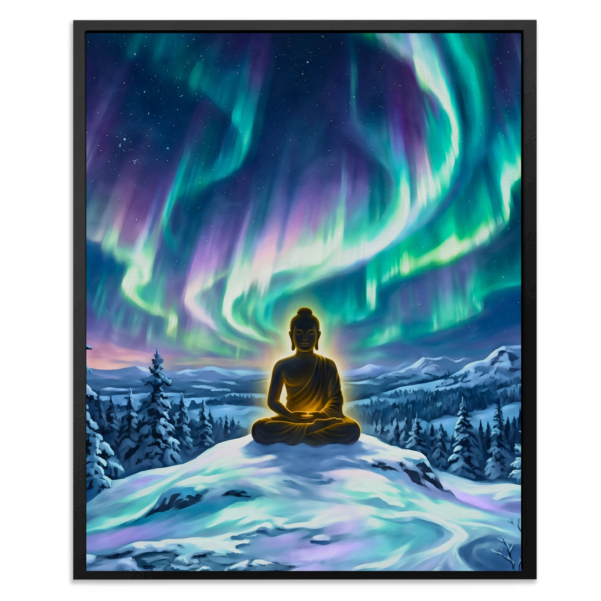 Buddha Aurora Meditation — Buddha Aurora Meditation Front Facing Portrait2 77