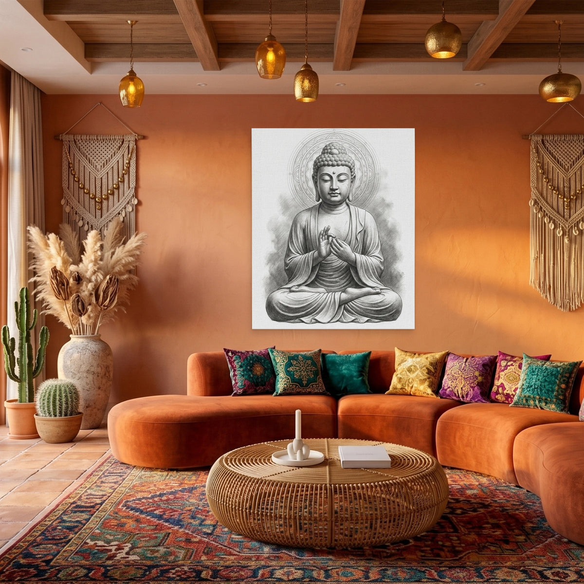 Buddha Chalk Meditation — Buddha Chalk Meditation Boho Living Port 121