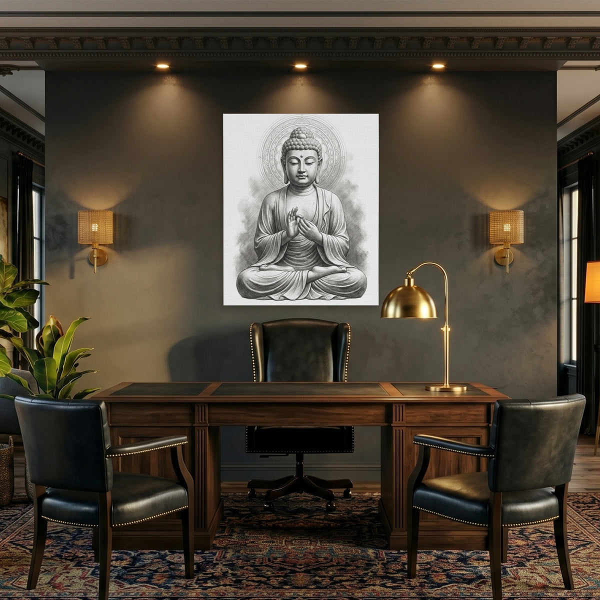 Buddha Chalk Meditation — Buddha Chalk Meditation Home Office Port 271