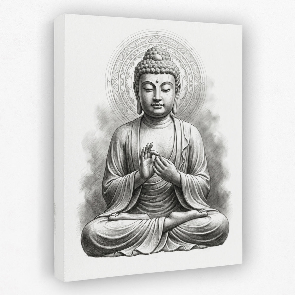 Buddha Chalk Meditation — Buddha Chalk Meditation Portrait   Side View   Mirror 451