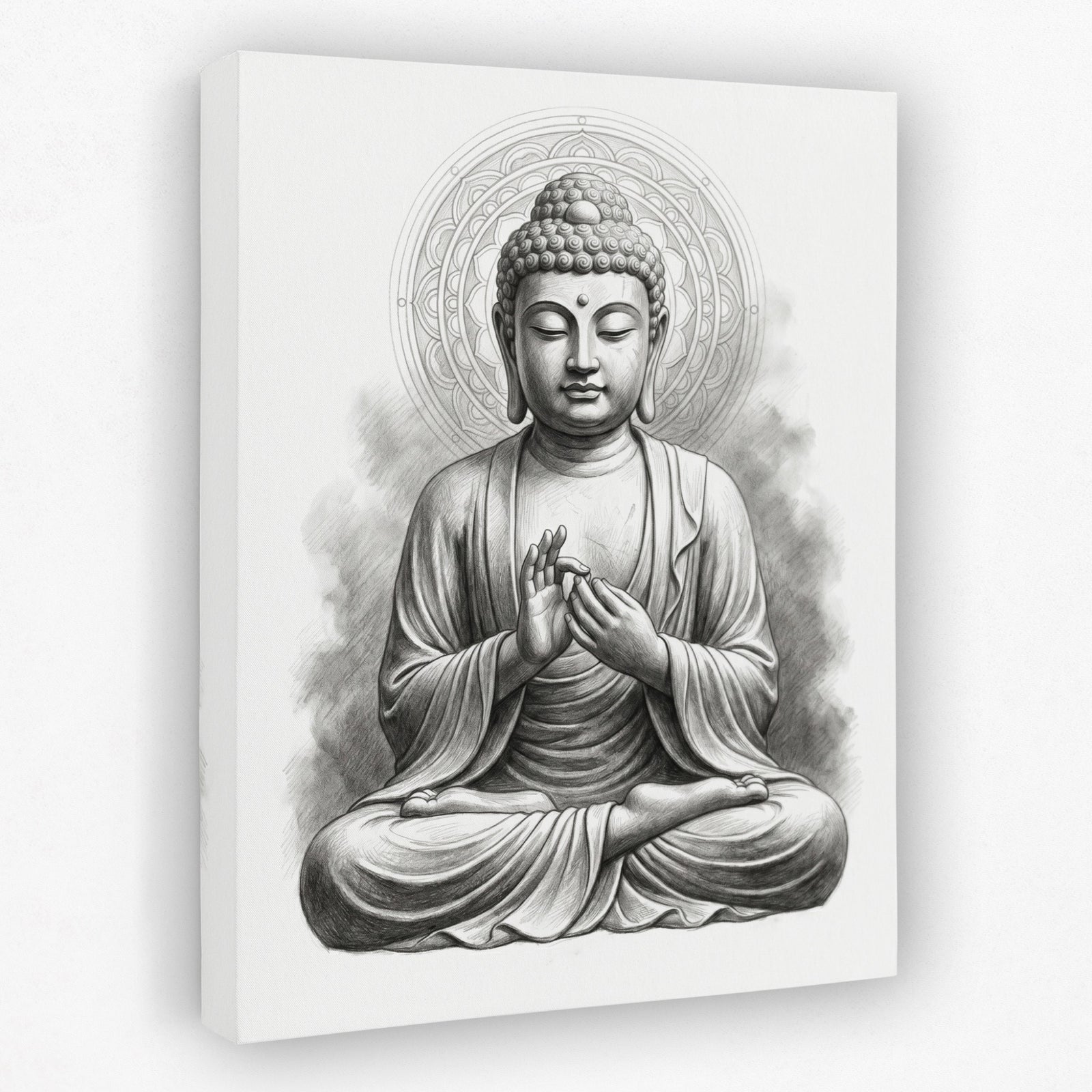 Buddha Chalk Meditation — Buddha Chalk Meditation Portrait   Side View   Mirror 451