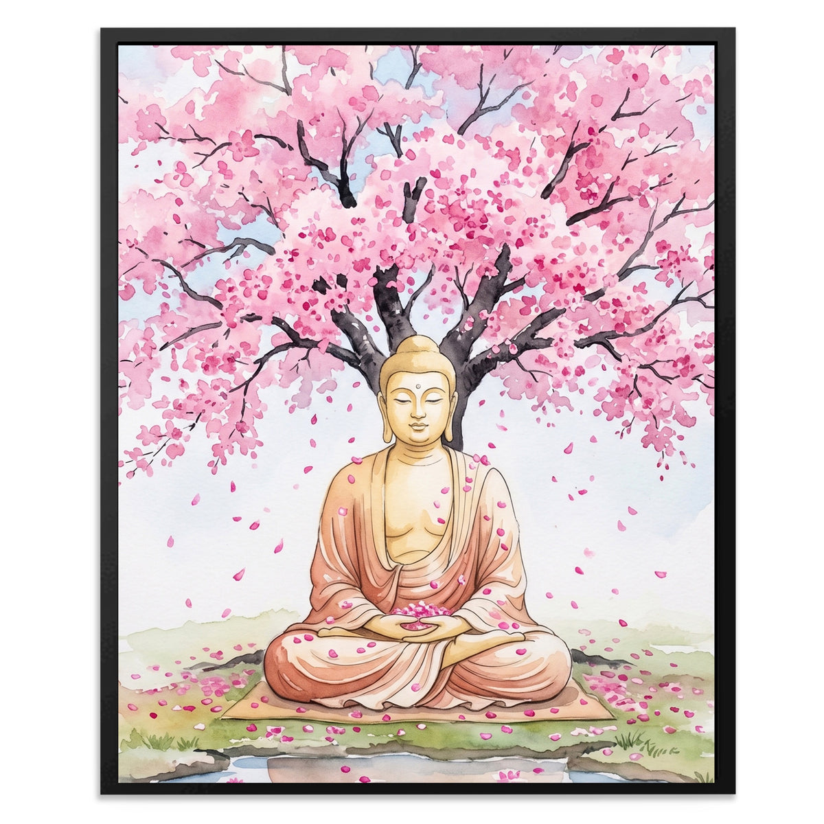 Buddha Cherry Blossom — Buddha Cherry Blossom Front Facing Portrait2 242