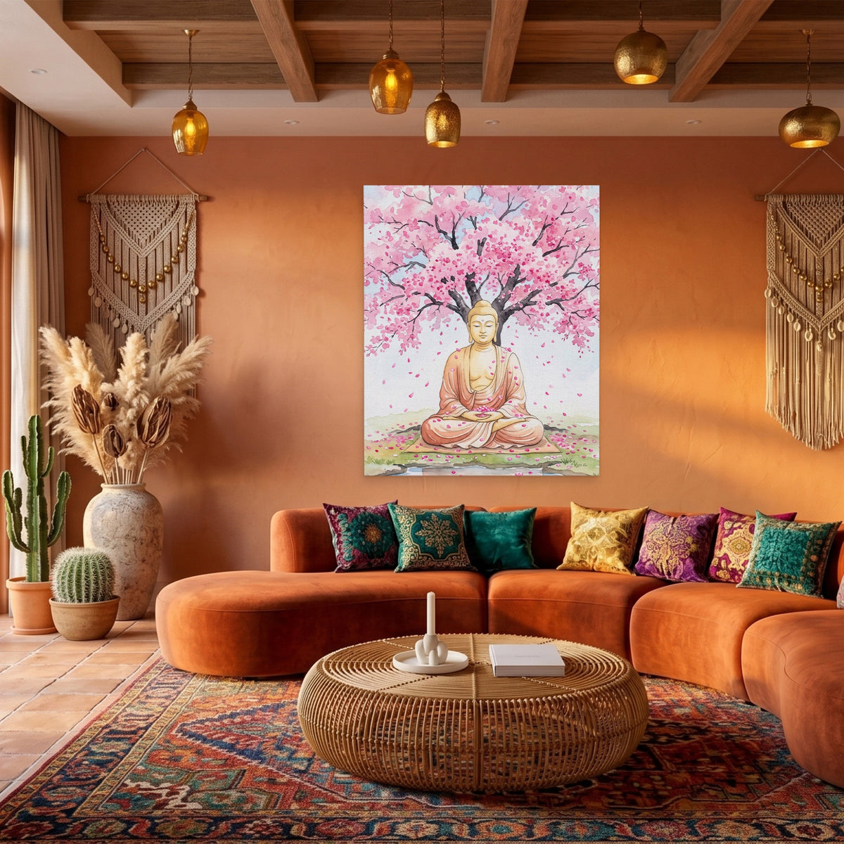 Buddha Cherry Blossom — Buddha Cherry Blossom Boho Living Port 122