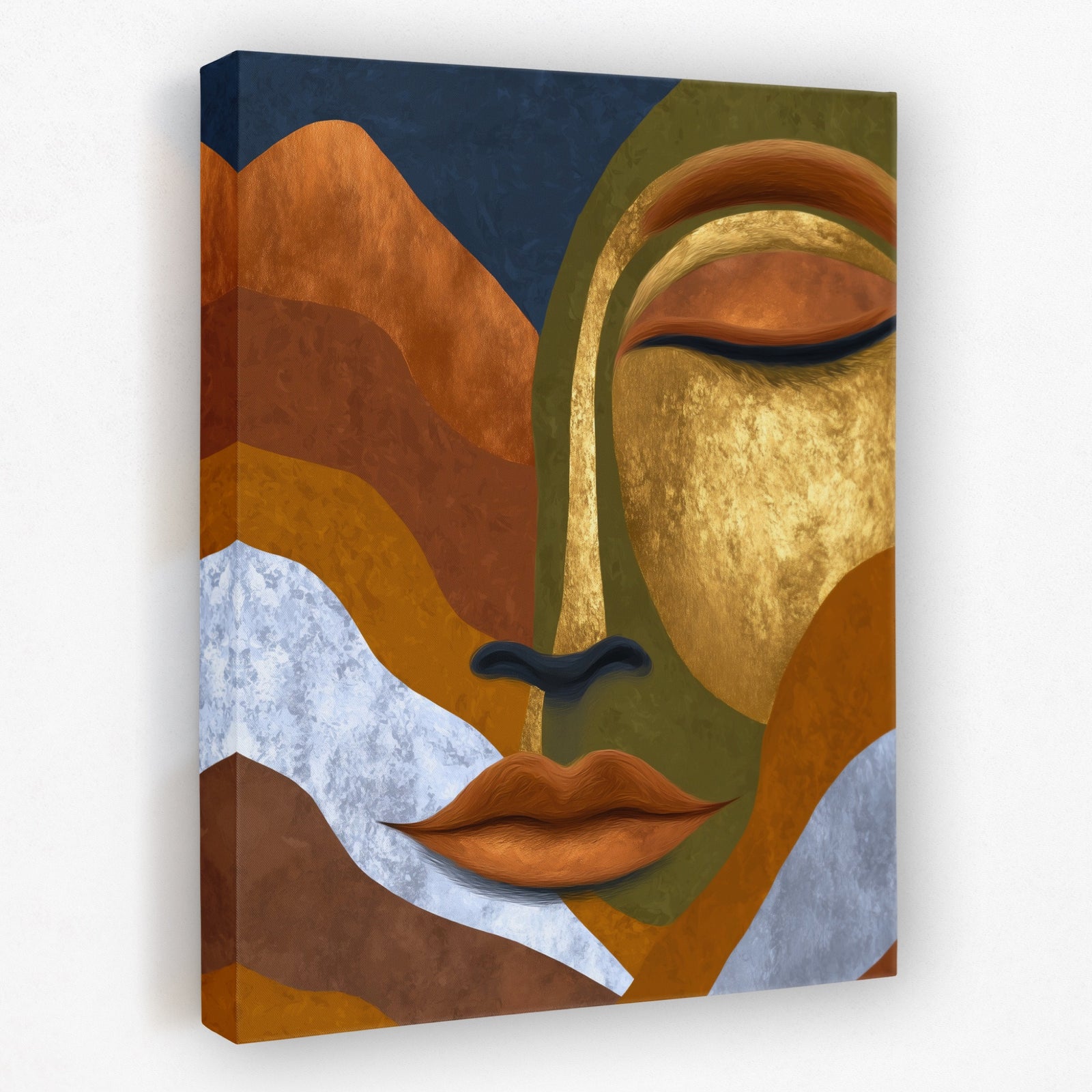 Buddha Golden Meditation — Buddha Golden Meditation Portrait   Side View   Mirror 42