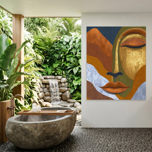 Buddha Golden Meditation — Buddha Golden Meditation Outdoor Bathroom Port 6