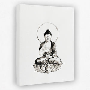 Buddha Ink Wash — Buddha Ink Wash Portrait   Side View   Mirror 280